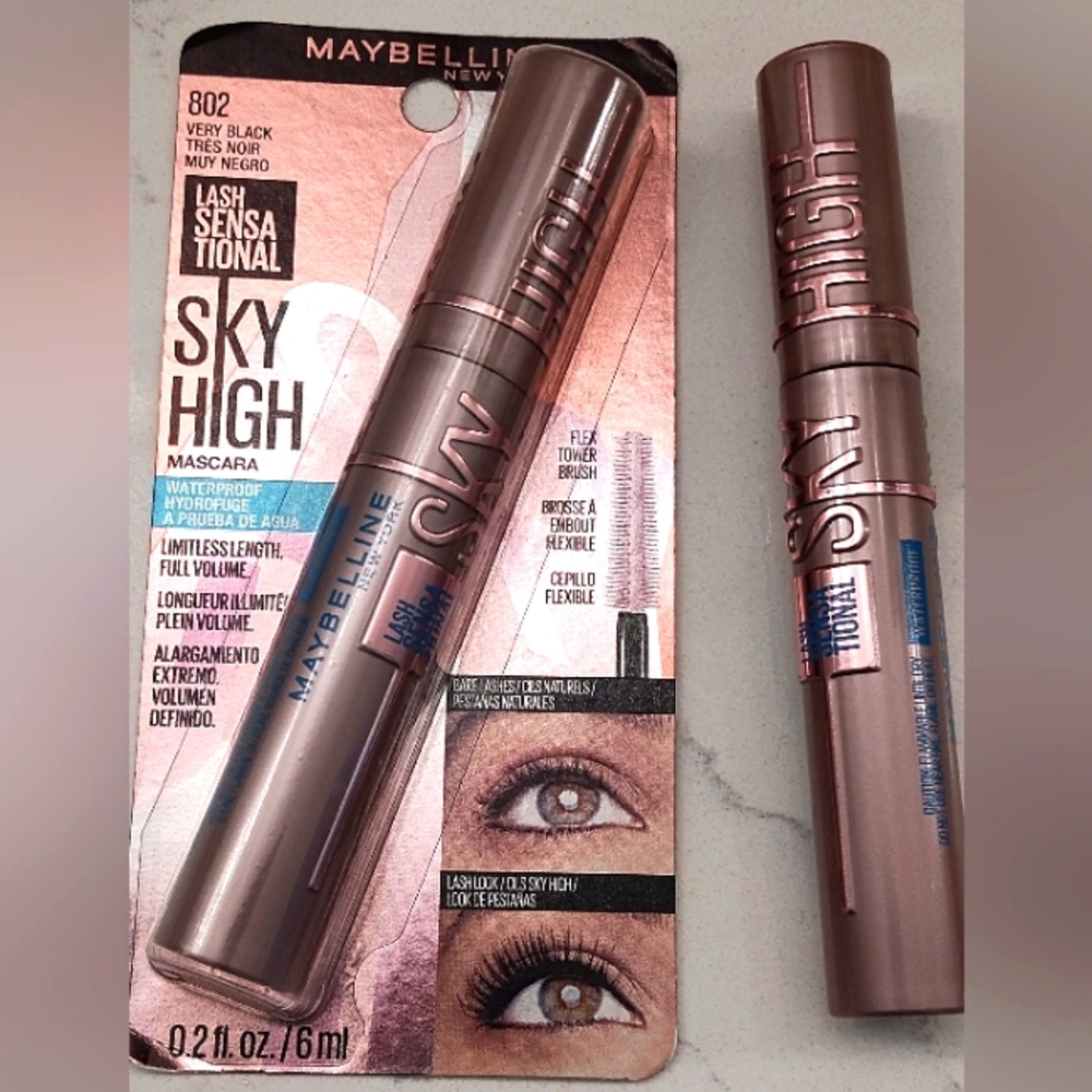 Maybelline Lash Sensational Sky High Mascara - Black One Is Opened, Use Twice. O - Picture 2 of 3